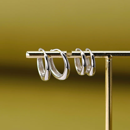 Stud hoop earrings for Women