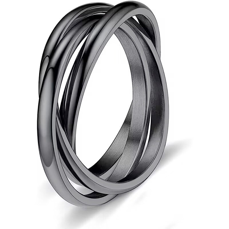 Stud-style couple ring