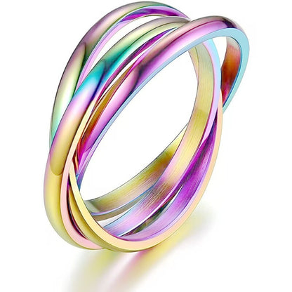Stud-style couple ring