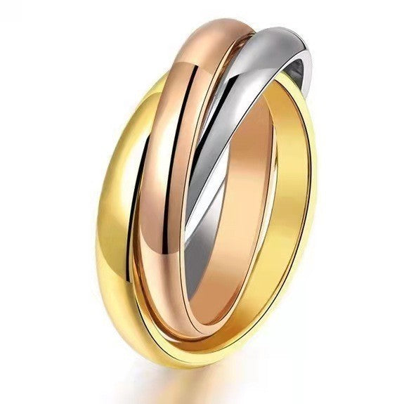 Stud-style couple ring