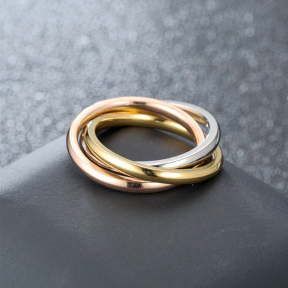 Stud-style couple ring