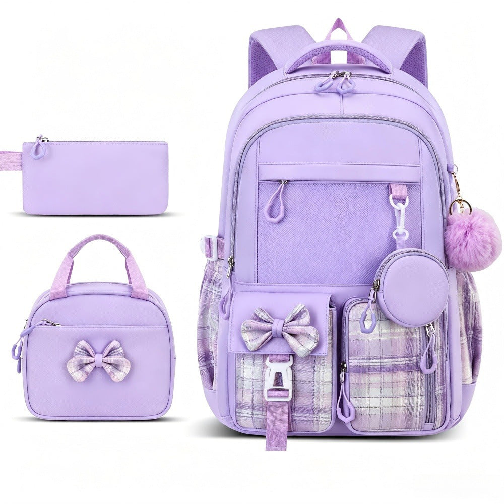 Student Backpack Set with Meal Bag and Pencil Case