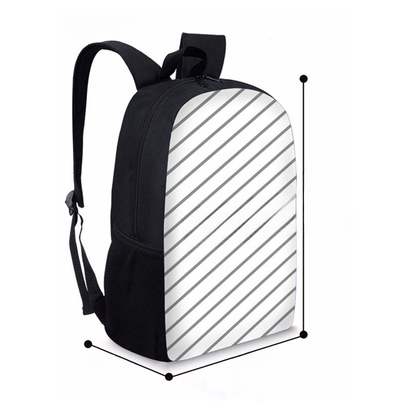 Student schoolbag printed backpack