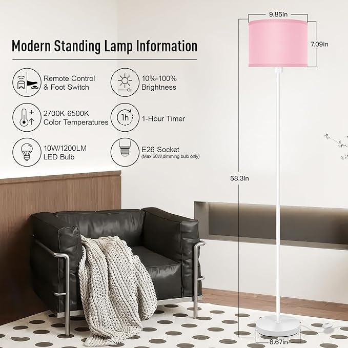 Study decorative floor lamp