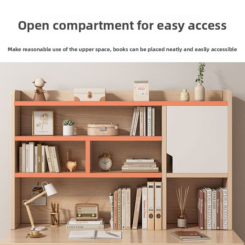 Study Desk with Bookshelf and Storage