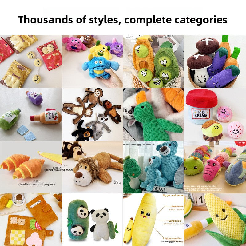 Stuffed pet toys