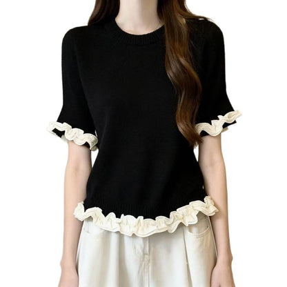 Stunning Mid-Sleeve Regular Shoulder Top