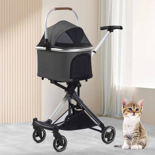 Sturdy portable dog stroller