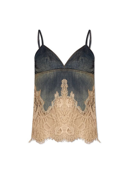 Stylish Denim Two-Piece Set