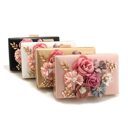 Stylish floral evening bag