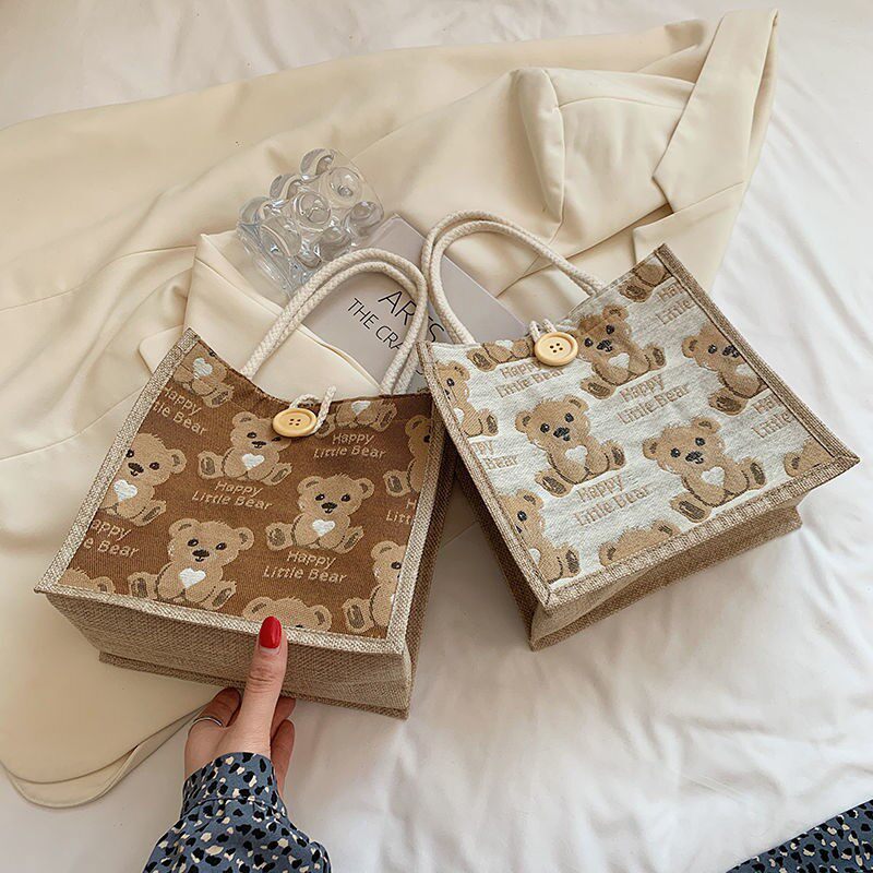 Stylish Geometric Print Soft Handle Handbag for Women