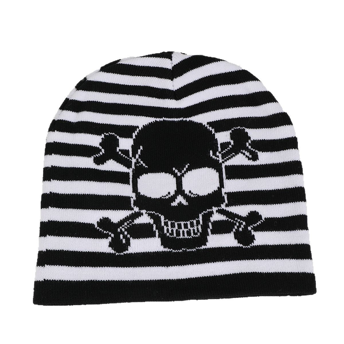 Stylish Jacquard Skull Knitted Hat