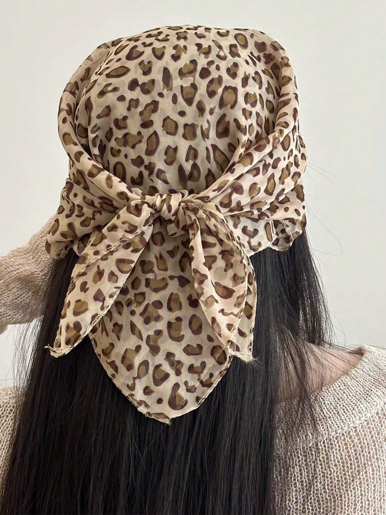 Stylish Liquid Silver Polyester Scarf for Women