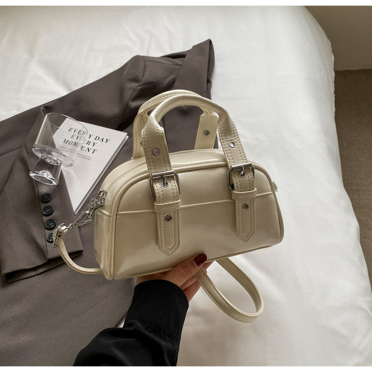 Stylish Oil Wax Women's Messenger Shoulder Bag