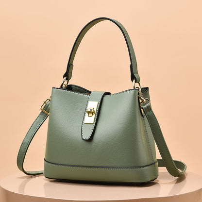Stylish PU Bucket Handbag
