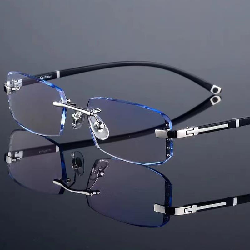 Stylish rimless glasses