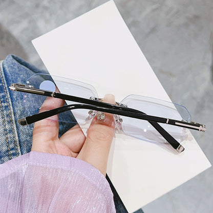 Stylish rimless glasses