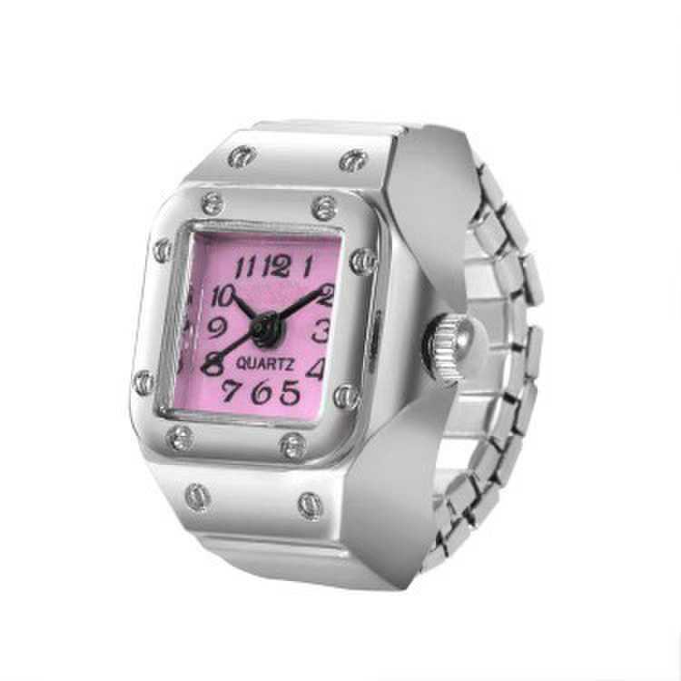 Stylish Ring Watch with Digital Display