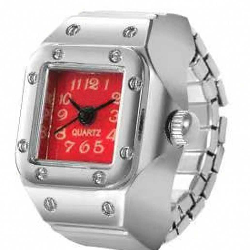 Stylish Ring Watch with Digital Display