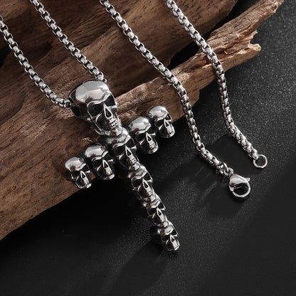 Stylish Skull Pendant Necklace