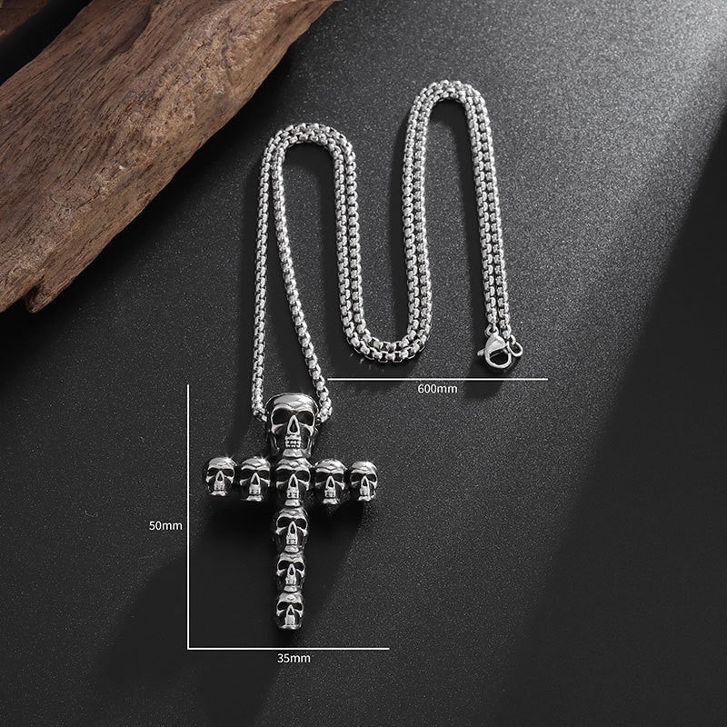 Stylish Skull Pendant Necklace