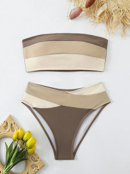Stylish Two-Piece Bikini Swimsuit