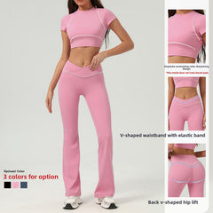 Miami Pink Short Sleeve Skirt