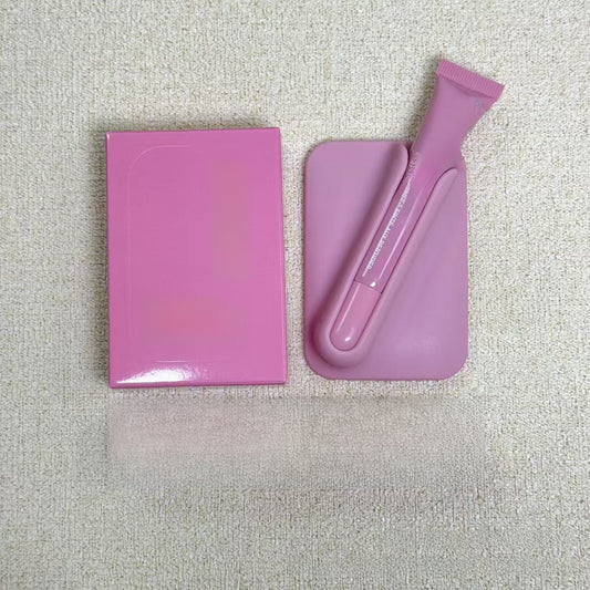 热销新款海莉同款背面粘贴支架硅胶口红唇膏手机支架磁吸硅胶唇架