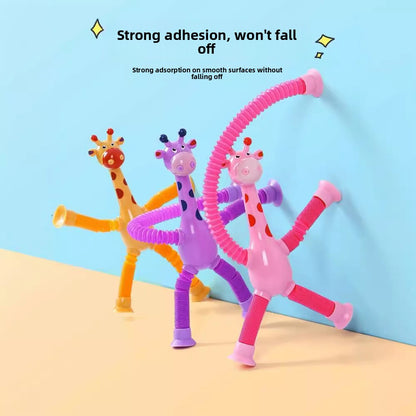 Sucker Giraffe Robot Telescopic Toy