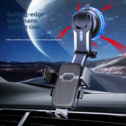 Suction Cup Car Phone Holder Multi Angle Rotating Foldable Stand