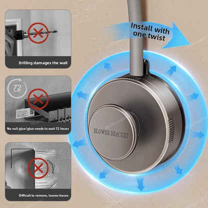 Suction Cup Hair Dryer Holder