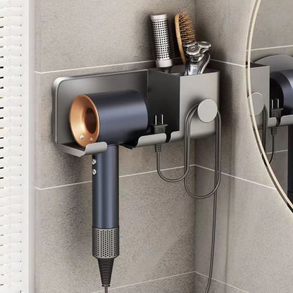 Suction Cup Hair Dryer Rack