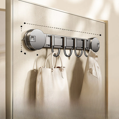 Suction cup hook with strong adhesive load-bearing shelf rack