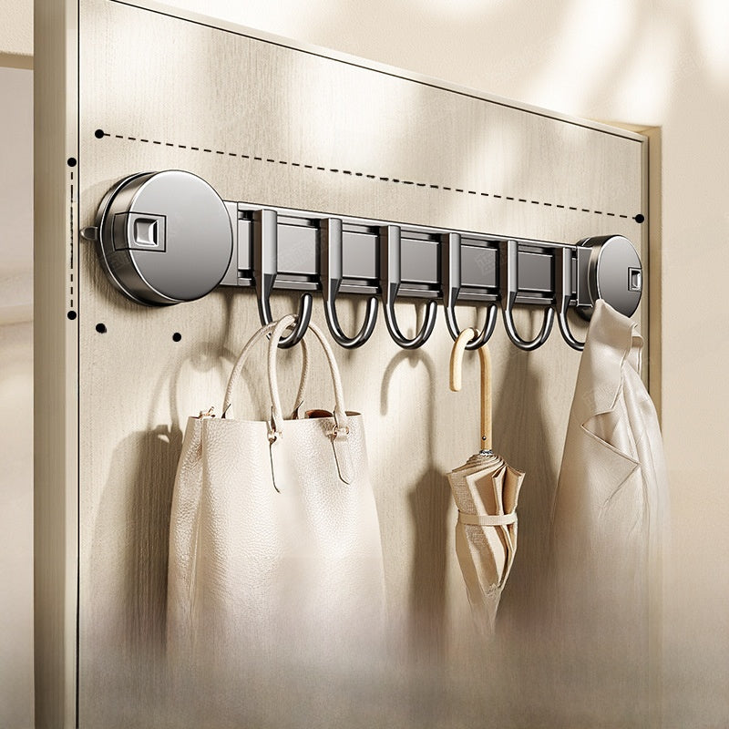 Suction cup hook with strong adhesive load-bearing shelf rack