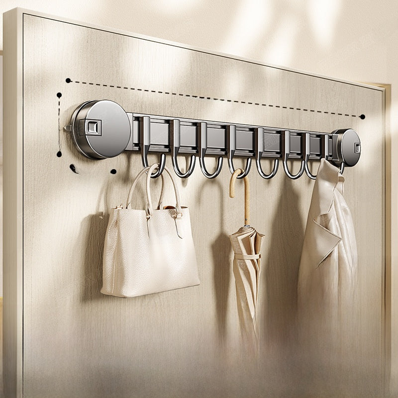 Suction cup hook with strong adhesive load-bearing shelf rack