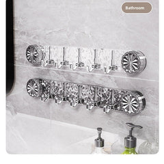 Transparent White 5-Row Hook