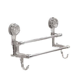 Double bar towel rack Transparent long