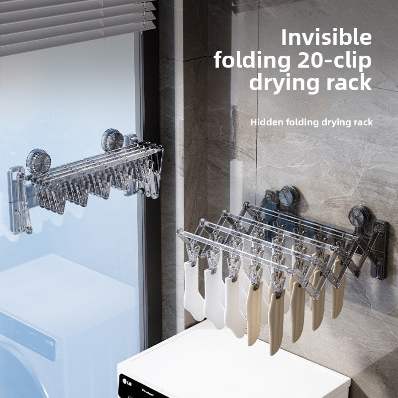 Suction cup sock rack