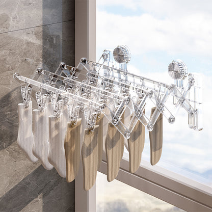 Suction cup sock rack