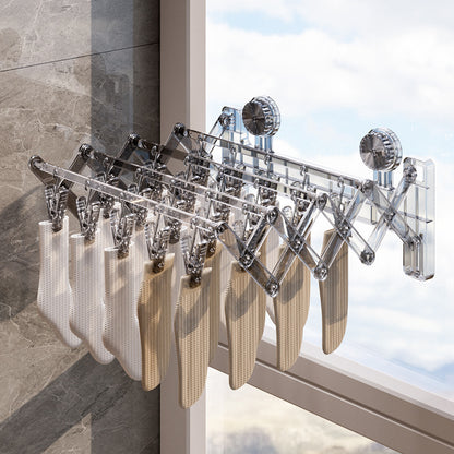 Suction cup sock rack