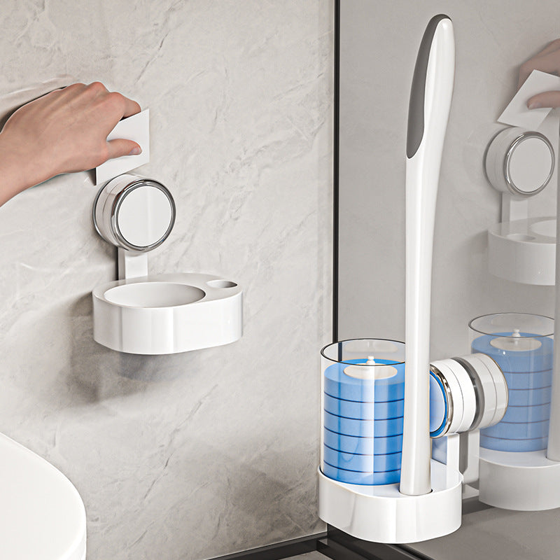 Suction Cup Toilet Brush Rack