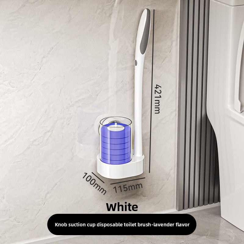 Suction Cup Toilet Brush Rack