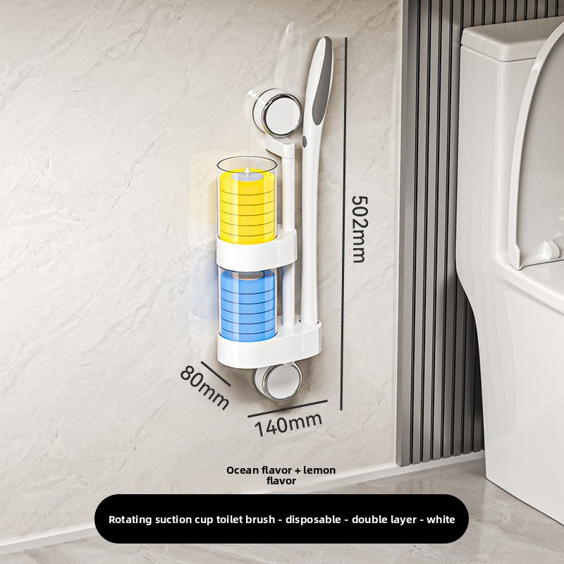 Suction Cup Toilet Brush Rack