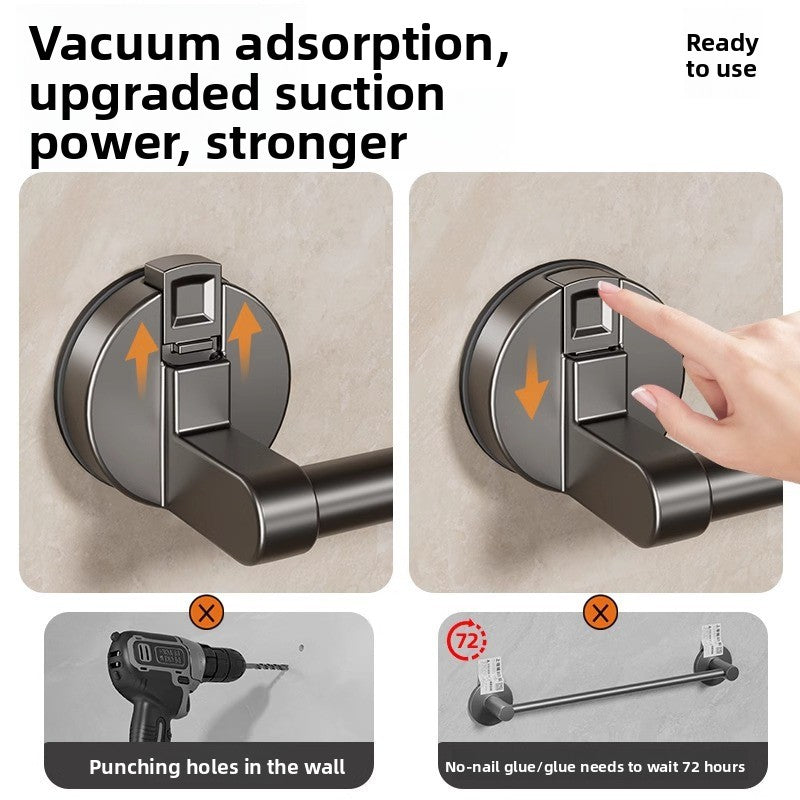 Suction Cup Towel Rack