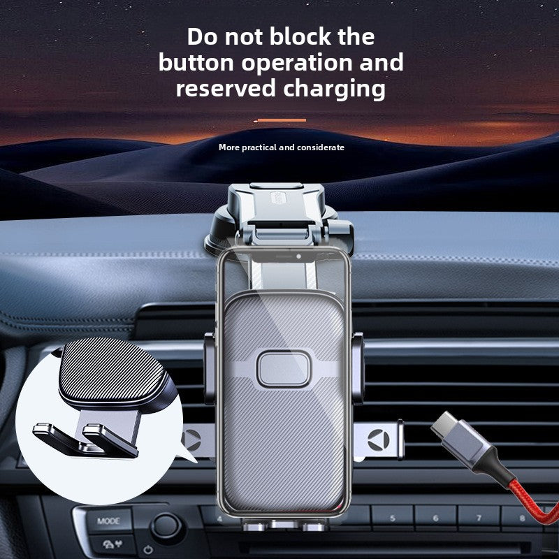 Suction cup type car mobile phone stand
