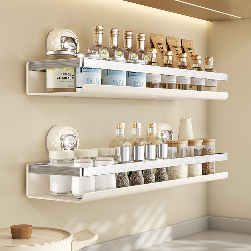 Suction cup wall-mounted seasoning rack