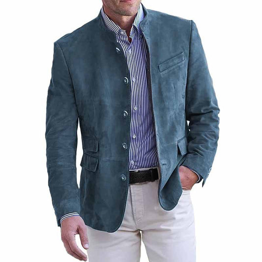 Suede blazer