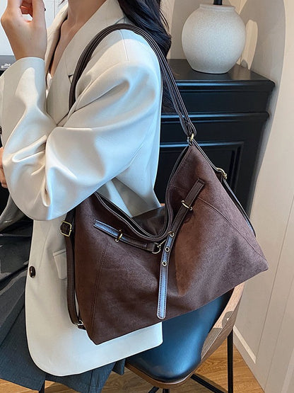 Suede Handbag