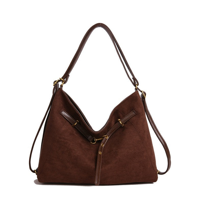 Suede Handbag
