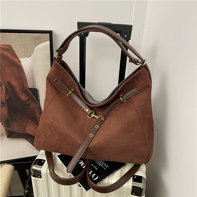 Suede Handbag
